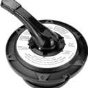 SPX0714BA Key Cover & Handle Assembly - Compatible with Hayward Multiport Valves, Pro Series Side and top Mount Sand Filter Models, Replaces SP0714T SP0714A SP0714G11 SPX714BS 601665 (Black)