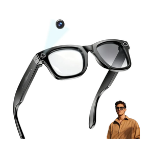 MNVOEQ AI Smart Glasses with 4K Camera/Video Recording/Bluetooth for Men & Women/HandsFree Recording Glasses with Audio, AIPowered Wearable Tech/FirstPerson Camera/Travel/Bussiness/Sports/Drive