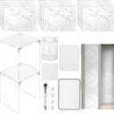 Tinideya 23 Pcs Back to School Magnetic Locker Organizer Accessories,White