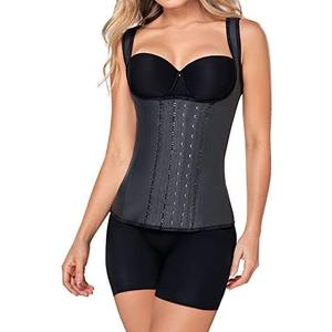 Ann Chery Corset Waist Trainer for Women’s Weight Loss - Colombian Waist Cincher With Straps - 3 Hook Vest Body Shaper size 48