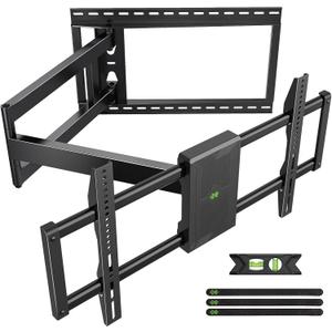 USX Mount Long Arm TV Wall Mount for Most 42-90 inch Television 40 Inch Extension Full Motion TV MountWall Mount Bracket with 90Swivel Up to 150lbs Fits 16 18 20 24 Stud VESA 800x400mm (42-90" Long Arm)