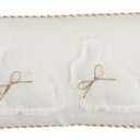 Mud Pie Long Spring Bunny Pillow; Long 11" x 32"