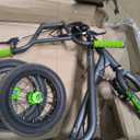 Mongoose Expo Kick Scooter, BMX-Style Handlebar & Brake Cable Rotor, Wide Foot Deck for Kids Youth Boys Girls Ages 6 and Up, Rear Axle Pegs, 12-Inch Air Tires, and Max. Weight of 175 lbs.