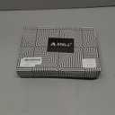 NOBLE Honey Blonde Lace Front Bob Wigs for Women T Part HD Lace Front Wigs with Brown Roots Synthetic Long Bob Wigs for Party and Daily Use (Ombre Brown Blonde with Dark Root Color) (12.5 Inch)