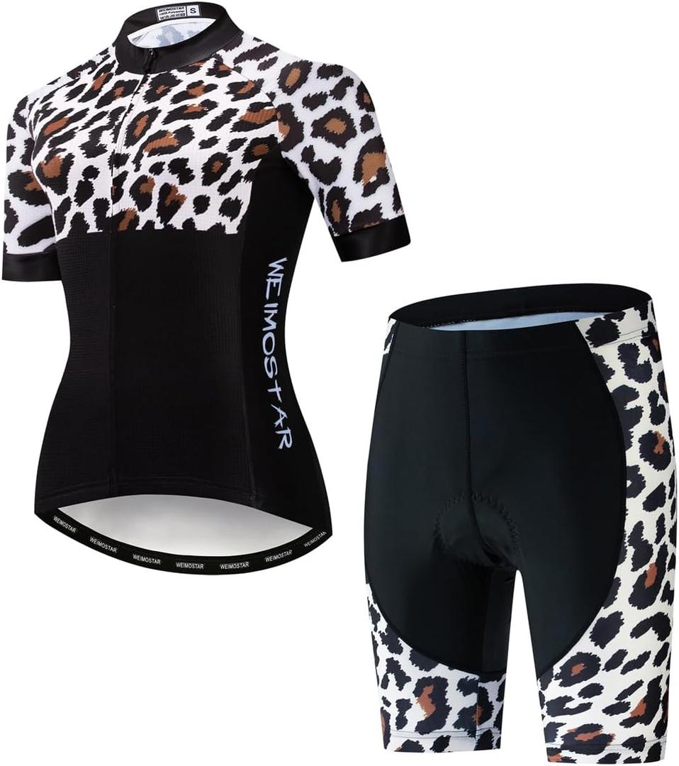 Cycling Jersey Women, Road Bike Tops Short Sleeve Breathable Biking Shirts Qucik Dry Female Bicycle Jersey, XL