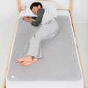 PeapodMats Bedwetting & Incontinence Waterproof Bed Mat - Reusable Underpad. Secure Placement & Breathable. Washable. Enviro Friendly 3x5 (Light Gray) Mattress Protector & Pee Pad for Kids & Adults