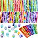 JOYIN 288 Pcs Slap Bracelets for Kids, Bulk Wristbands with Animals, Friendship, Heart, Galaxy, Party Favors, Classroom Prizes Birthday Exchanging Gifts, Goodie Bag Stuffers