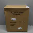 TIPGO 5 Gallon Motion Senor Bathroom Trash Can with Lid, Automatic Garbage Can Touchless, Smart Plastic Waste Basket for Narrow Spaces, Bathroom, Office, Bedroom, Living Room (White)