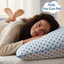 Memory Foam Pillows 2 Pack Adjustable Loft Cooling Pillows King Size Set of 2 for Sleeping, Firm, Supportive, and Breathable Design for Hot, Side, Back, and Stomach Sleepers