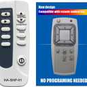 Replacment for Sharp Air Conditioner Remote Control 9JM203355091093 for AF-Q100PX AF-Q120PX AF-Q60PX AF-Q80PX AF-S100PX AF-S100RX AF-S120PX AF-S120RX AF-S125PX AF-S125RX AF-S60PX AF-S60RX AF-S80PX