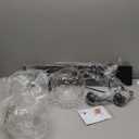 3-Light Black Island Lights for Kitchen, 31.5" Globe Pendant Light with Clear Hammered Glass Shade, Farmhouse Adjustable Hanging Light Fixtures for Dining Room Kitchen Island