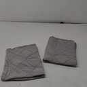 evoLive Elastane Cooling Diamind Quilted Standard, Full/Queen Sham 20"x26" Set of 2 with Envelope Closure (Grey, 20"x26" Standard)