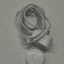Philips Grounded Plug with Braided Cord, 6 Ft Long Power Cable, ON/Off Switch, for Tabletop or Wall Mount, Perfect for Lamps/Seasonal Lights, 3 Prong,Slip Resistant Base,SPS1611WA/37,White