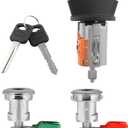 maXpeedingrods Door Lock Cylinder & Ignition Switch Set Fit for Ford Aerostar, Explorer, Explorer Sport Trac, E-150/250/350, Ranger, Mercury Mountaineer, Replace #: LC6177, DL5886, 597638