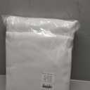 NICETOWN 100% Blackout Curtain Panels, Rod Pocket Window Curtains with Black Liner for Nursery, 84 inches Drop Cold and Full Light Blocking Draperies (White, 2 Pieces, 52 inches Wide Each Panel)