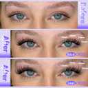 Pawotence Lash Clusters Kit Wispy Lash Extension Kit 10-18mm Cluster Eyelash Extensions Kit Individual Lashes 144pcs Eyelash Clusters with Lash Bond and Seal, Lash Tweezers for Self Use