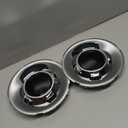 LEAPTREND 4pcs Chrome Wheel Center Caps 6 Lugs Fit for 2009-2013 Chevy/Chevrolet Avalanche 1500, Silverado 1500; 2009-2014 Suburban 1500, Tahoe Pickup Truck SUV 20" Rim Hub Cover Replace 9597347