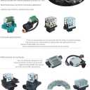 Blower Motor Resistor Control Module Compatible with 2005-2019 Tacoma 8713804050 8713804052 8713804051 JA1772 RU746