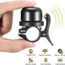 ROCKBROS Bike Bell for Apple AirTag Hidden Bike Mount Bike AirTag Holder GPS Tracker Bike Bell Anti-Theft for Adults Suitable for 0.87''/22.2, 1''/25.4, 1.25''/31.8mm Diameter Handlebar