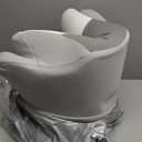 Cervical Neck Pillow for Pain Relief - Ergonomic Side Sleeper Pillow for Neck Support, Cooling Memory Foam Pillows for Sleeping, Contour Pillow Orthopedic Bed Pillow for Back Stomach Sleepers (White & Grey)