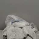 Amazon Basics 6 Piece Oversized Fade resistant Towel set, 100% Cotton towels for bathroom, soft and absorbent, 2 Bath Towels, 2 Hand Towels and 2 Washcloths bathroom towel set, Gray