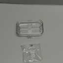 Soap Dish for Shower Clear Soap Holder Pull-Out Water Tray No Drilling Required Strong Fixation for Rv Bathroom and Kitchen Easy1 Pack