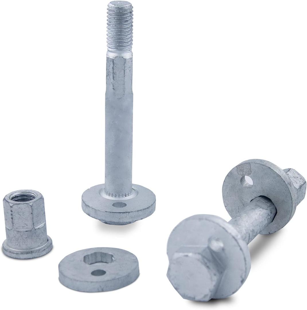 Rear Toe Link Alignment Bolts Kit, Rear Camber Bolts Compatible with Chrysler Sebring 200, Dodge Avenger Caliber Durango Journey, Jeep Compass Patriot Grand Cherokee 6508486AA (Pack of 2) (Normal)