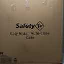 Safety 1st Easy Install Baby Gate for Doorways, Auto-Close Pressure-Mounted Magnetic Latch, Indoor Dog Gates, No Drilling, Fits 29"-38", White