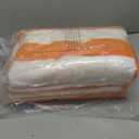 Great Bay Home 100% Cotton Velour 4 Pack Beach Towels 30" x 60" - Orange Cabana Stripe Pool Towels - Quick Dry, Large Swim Towels