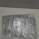 6 inch Garden Landscape Staples Galvanized Pins Lawn Stakes for Weed Barrier Ground Cover,U-Type Heavy Duty