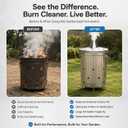20-Gallon Galvanized Steel Incinerator Can with Lid