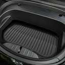 OEDRO Floor Mats for Tesla Model Y Juniper 2025-2026, Front & Rear Mats with Cargo Liner and Seatback Protector, Custom Fit TPE All-Weather Odorless Non-Slip Black Accessories
