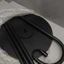 TAGEPUJIE 3463" Adjustable Shepherd Hook Stand with Round Base Stand for Bird Feeders, Lanterns, Wind Chimes, Indoor and Outdoor Use on Patio, Yard or Porch