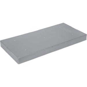 Mini Split Condenser Pad for Ductless Air Conditioner Heat Pump Systems, 38" x 18" x 3" Anti-Slip Plastic Equipment Base for Outdoor HVAC Unit, Gray