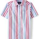 The Children's Place Boys' Short Sleeve Button Down Shirt
 (7-8 Years) M