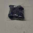 Amazon Basics Lightweight Pleated Bed Skirt, Queen, Navy Blue, Solid