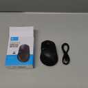 iClever MD360 Ergonomic Bluetooth Mouse with Mouse Jiggler, Wireless Rechargeable Mouse for 3 Devices (BT/2.4G), 4 DPI Settings, Compatible with iPad, Mac, PC