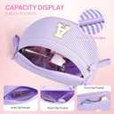 YOOLIFE Birthday Gifts for 10 11 12 13 14 15 16 17 Year Old Teen Girl - Crossbody Bags for Women, Bum Bag for Girls Crossbody Purse Initial Fanny Pack, Girls Gifts for Mom Daughter Sister, Purple (B)