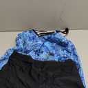 Yonique 2 Piece Tankini Swimsuits for Women with Boy Shorts Athletic Swim Tank Top Bathing Suits (Large, Blue Paisley)