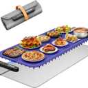 Vitaler Warming Mat for Food, (XXL 35”x16”) Electric Warming Trays, Upgrade Graphene Fast FullSurface Heating Mat for Food with 6 Level Temp, 6 Hours Timer, Food Warmer Pad with HeatInsulating Mat