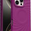 ORNARTO Vortuxe for iPhone 16 Pro Case 6.3" | 2X MIL-STD Drop Protection | Compatible with MagSafe | Sleek Aesthetic Liquid Silicone Phone Cover - Fuchsia