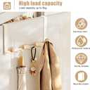 Over Door Coat Rack, Coat Hooks for Door Coat Hanger, Towel Hanger for Bathroom, Door Hanger Hooks, Hooks for Hanging Hat Key Towel Purse Robes Mudroom Entryway