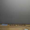 ODK 63 inch Bar Table, Bar Height Pub Table, Counter Height Bar Table, Rectangular High Top Kitchen & Dining Counter Tables with Sturdy Legs & Easy-to-Clean Top, Indoor use, Black