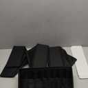 Qozary 4 Pack Drawer Organizers for Clothing, 8 Grids Foldable Closet Organizers and Storage Bins for Bedroom, Dresser Organizer Boxes for Thin T-shirts, Tank Tops (Small, Black)