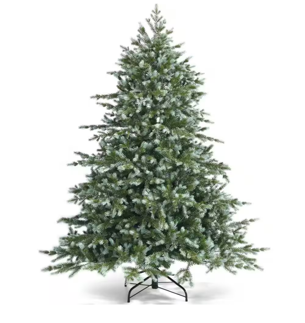 6 ft. Unlit Artificial Christmas Tree Spruce Hinged Tree