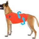 Kodervo Dog Anxiety Vest, Skin-Friendly Thunder Jacket for Dogs, Dog Calming Shirt for Thunder, Fireworks, Vet Visits and Separation - Keep Pet Calm Without Medicine, Fit for Small Medium Large Dogs, S