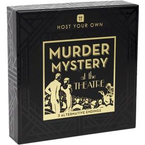 Talking Tables Reusable Murder Mystery Dinner Party Game Kit 1920s Theatre Themed Host Your Own Games Night at Halloween 3 Alternative Endings Christmas Gift