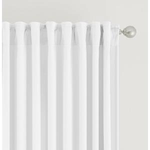 SNITIE Pure White Velvet Curtains with Back Tab and Rod Pocket Thermal Insulated Soft Privacy Light-Filtering Velvet Drapes for Bedroom and Living Room, Set of 2 Panels, 52 x 84 Inches Long