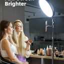Weilisi Large Ring Light with Stand, 72 Tripod with Ring Light, 6500K Full-Screen Ringlight Tripod for iPhone with Phone Holder, Selfie Light for Makeup, Barber, Video Recording, Photography