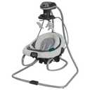 Graco DuetSoothe 2-in-1 Portable Baby Swing & Rocker, Sapphire